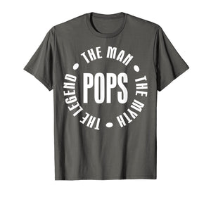 Funny shirts V-neck Tank top Hoodie sweatshirt usa uk au ca gifts for Pops The Man The Myth The Legend T-shirt 1738690