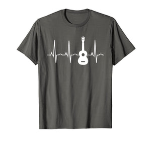 Funny shirts V-neck Tank top Hoodie sweatshirt usa uk au ca gifts for Ukulele Shirt - Best Ukulele Heartbeat Musician Gift T-Shirt 892854