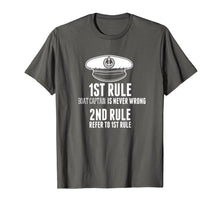 Load image into Gallery viewer, Boat Captain Is Never Wrong T Shirt Hat Gifts For Costume
