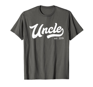 Uncle Est 2019 New Uncle Gift Father's Day T-Shirt
