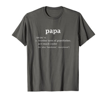 Load image into Gallery viewer, Papa Definition Funny Father&#39;s Day Gift For Grandpa T-Shirt
