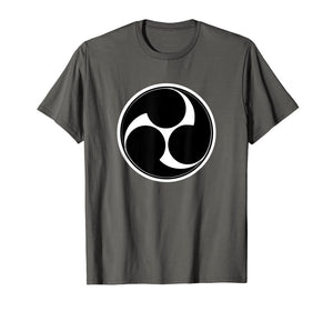 TAIKO MITSUDOMOE BLACK GRAPHIC T-SHIRT