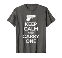 Load image into Gallery viewer, Funny shirts V-neck Tank top Hoodie sweatshirt usa uk au ca gifts for Keep Calm and Carry One - Gun Gifts - Hunter T-shirt 3542322
