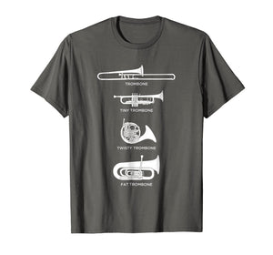 Funny shirts V-neck Tank top Hoodie sweatshirt usa uk au ca gifts for Funny Types Of Trombone T-Shirt 1887059