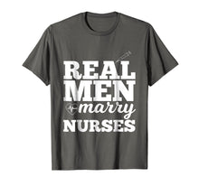 Load image into Gallery viewer, Funny shirts V-neck Tank top Hoodie sweatshirt usa uk au ca gifts for Real Men Marry Nurses Gift T Shirt for Nurse Husband 1325445
