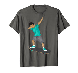 Funny shirts V-neck Tank top Hoodie sweatshirt usa uk au ca gifts for Cute Dabbing Boy On Skateboard Shirt Funny Skater Gift 2363565