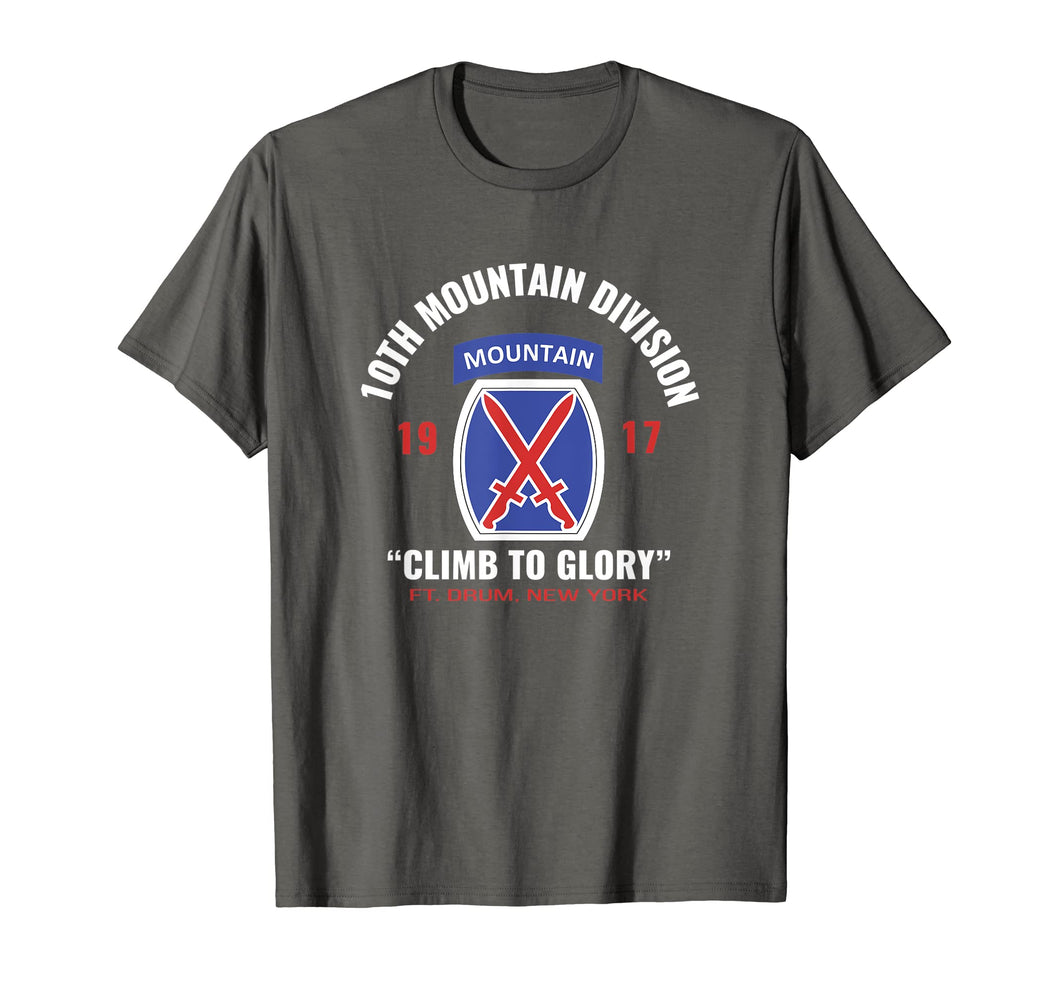 Funny shirts V-neck Tank top Hoodie sweatshirt usa uk au ca gifts for 10th MTN DIV Climb To Glory T Shirt 2105049