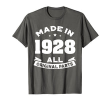 Load image into Gallery viewer, Funny shirts V-neck Tank top Hoodie sweatshirt usa uk au ca gifts for Age Shirt Made in 1928 91st Years Old 90 Birthday Gift 1281643
