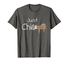 Load image into Gallery viewer, Funny shirts V-neck Tank top Hoodie sweatshirt usa uk au ca gifts for Just Chill Sloth Shirt | Cool Relaxing Anti Stress Novelty 2572556

