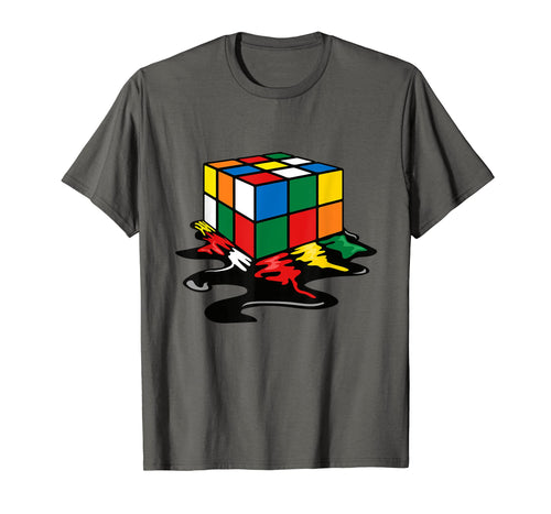 Funny shirts V-neck Tank top Hoodie sweatshirt usa uk au ca gifts for Melting Rubik Cube Shirt | Cool Online Rubik Solver Tee Gift 2609628