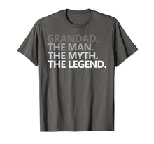 Load image into Gallery viewer, Mens GRANDAD THE MAN THE MYTH THE LEGEND Father's Day Gift Shirt 112754
