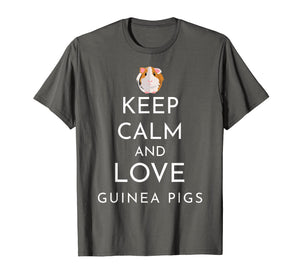 Funny shirts V-neck Tank top Hoodie sweatshirt usa uk au ca gifts for Keep Calm and Love Guinea Pigs - Graphic Novelty TShirt 2315280