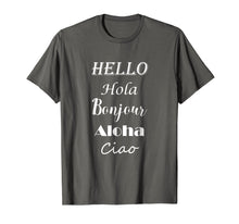 Load image into Gallery viewer, Funny shirts V-neck Tank top Hoodie sweatshirt usa uk au ca gifts for Hello in different languages T-Shirt Greetings Shirt 2139777
