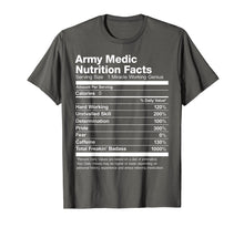 Load image into Gallery viewer, Funny shirts V-neck Tank top Hoodie sweatshirt usa uk au ca gifts for Army Medic Nutrition Facts Funny T-Shirt 1748688
