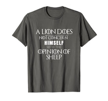Load image into Gallery viewer, Funny shirts V-neck Tank top Hoodie sweatshirt usa uk au ca gifts for Lion does not concern With Opinion Of Sheep Shirt 1455921
