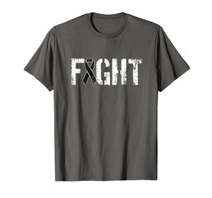 Funny shirts V-neck Tank top Hoodie sweatshirt usa uk au ca gifts for Mens Fight Melanoma Skin Cancer Shirt - Awareness Ribbon Tee 248501