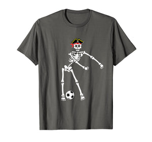 Funny shirts V-neck Tank top Hoodie sweatshirt usa uk au ca gifts for Pirate Skeleton Soccer Halloween Tshirt Flossing Dance Kids 1534625