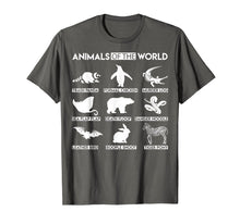 Load image into Gallery viewer, Simple Vintage Humor Funny Rare Animals Of The World T Shirt
