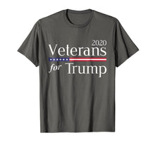 Load image into Gallery viewer, Veterans For Trump 2020 Shirt. Pro Trump Gop Shirt 833102

