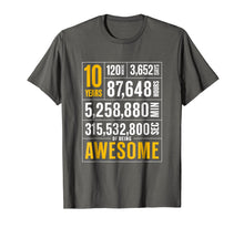 Load image into Gallery viewer, Funny shirts V-neck Tank top Hoodie sweatshirt usa uk au ca gifts for 10th Birthday Gift 10 Years Old Being Awesome Shirt for Boys 1533038
