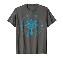 Load image into Gallery viewer, Zelda Breath Of The Wild Sheikah Eye Logo Graphic T-Shirt
