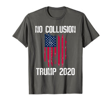 Load image into Gallery viewer, Funny shirts V-neck Tank top Hoodie sweatshirt usa uk au ca gifts for Vintage No Collusion Shirt USA Flag Pro Trump 2020 T Shirt 4619975
