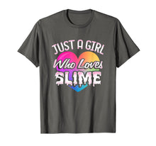 Load image into Gallery viewer, Funny shirts V-neck Tank top Hoodie sweatshirt usa uk au ca gifts for Just A Girl Who Loves Slime T Shirt Queen Party Gifts Girls 615931
