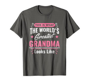 Funny shirts V-neck Tank top Hoodie sweatshirt usa uk au ca gifts for What World's Greatest Grandma Looks Like Mothers Day T-Shirt 3607507