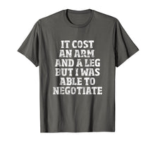 Load image into Gallery viewer, Funny shirts V-neck Tank top Hoodie sweatshirt usa uk au ca gifts for Amputee T-Shirt: Able To Negotiate Funny Leg Amputee Shirt 645239
