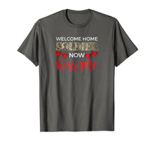 Load image into Gallery viewer, Funny shirts V-neck Tank top Hoodie sweatshirt usa uk au ca gifts for Welcome Home Soldier, Now Kiss Me! Deployment T-Shirt 750252
