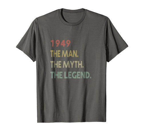 The Myth The Legend 1949 70th Birthday Gifts 70 years old