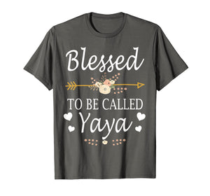 Funny shirts V-neck Tank top Hoodie sweatshirt usa uk au ca gifts for Blessed To Be Called Yaya Mothers Day Gifts T-Shirt 786496