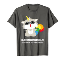 Load image into Gallery viewer, Funny shirts V-neck Tank top Hoodie sweatshirt usa uk au ca gifts for Racoonicorn T-Shirt Funny Trash Panda Raccoon Unicorn Shirt 2045161
