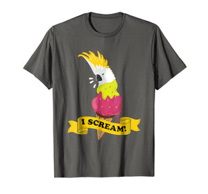 Funny shirts V-neck Tank top Hoodie sweatshirt usa uk au ca gifts for Moluccan Cockatoo Ice Cream Parrot Tshirt 2300392