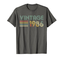 Load image into Gallery viewer, Funny shirts V-neck Tank top Hoodie sweatshirt usa uk au ca gifts for Retro Vintage 1986 TShirt 33rd Birthday Gifts 33 Years Old 3032325
