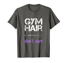Load image into Gallery viewer, Funny shirts V-neck Tank top Hoodie sweatshirt usa uk au ca gifts for Workout T-Shirt Saying Gym Hair Don&#39;t Care Women Fitness 750252
