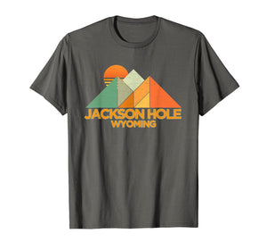 Funny shirts V-neck Tank top Hoodie sweatshirt usa uk au ca gifts for Retro Vintage Jackson Hole Wyoming T-Shirt-Distressed Shirt 1251546