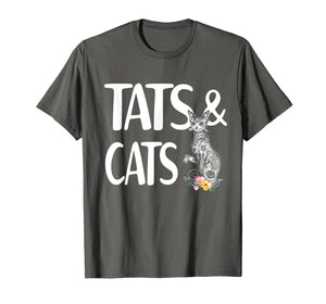 Funny shirts V-neck Tank top Hoodie sweatshirt usa uk au ca gifts for Tats And Cats Gift Shirt 2589578