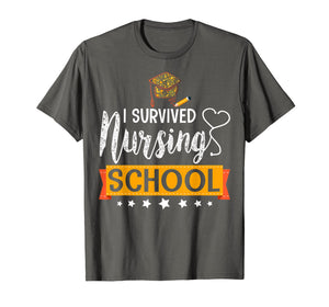 Funny shirts V-neck Tank top Hoodie sweatshirt usa uk au ca gifts for I Survived Nursing School Class of 2019 Graduate Gift Shirt 3042131