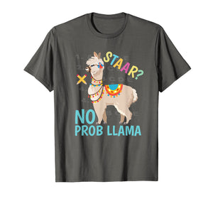 Funny shirts V-neck Tank top Hoodie sweatshirt usa uk au ca gifts for STAAR Test No Prob Llama Teacher Exam Testing T-Shirt Gifts 2047531