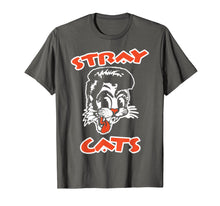 Load image into Gallery viewer, Stray Cats Rockabilly Cool Cat Tattoo T-Shirt
