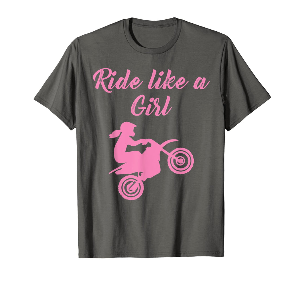 Funny shirts V-neck Tank top Hoodie sweatshirt usa uk au ca gifts for Ride Like A Girl Dirt Bike Motocross Braap T-Shirt 1381238