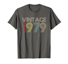 Load image into Gallery viewer, Funny shirts V-neck Tank top Hoodie sweatshirt usa uk au ca gifts for 40th Birthday Gift Idea Vintage 1979 T-Shirt Distressed 1314370
