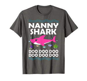 Funny shirts V-neck Tank top Hoodie sweatshirt usa uk au ca gifts for Nanny Shark T-Shirt Doo Doo Funny Baby Mommy Kids Video Tee T-Shirt 590880