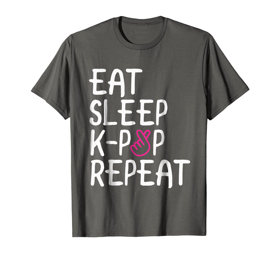 Funny shirts V-neck Tank top Hoodie sweatshirt usa uk au ca gifts for Eat. Sleep. K-Pop. Repeat. Cute Korean Pop Music T-Shirt 1241078