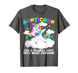 Funny shirts V-neck Tank top Hoodie sweatshirt usa uk au ca gifts for Like A Normal Aunt Only More Awesome Unicorn T shirt 1956804