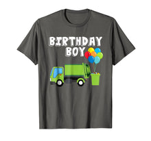 Load image into Gallery viewer, Garbage Truck Birthday Boy Balloons Birthday Party T-Shirt
