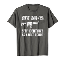 Load image into Gallery viewer, Funny shirts V-neck Tank top Hoodie sweatshirt usa uk au ca gifts for 2nd Amendment Pro Gun Shirts AR-15 Identifies As Bolt Action 832920
