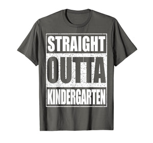 Straight Outta Kindergarten T-Shirt Funny Graduation Gift