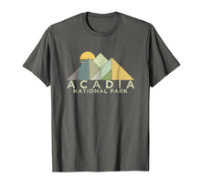 Load image into Gallery viewer, Retro Acadia National Park T-Shirt Distressed Hiking Tee
